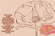 Retro Wildflowers - Bold Flowers, a Texture Illustration by Dear Darling Design (Thumbnail 8 of 11)