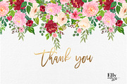 Watercolor Flower Graphic Set, a Decorative Illustration by Elly Studio (Thumbnail 12 of 12)
