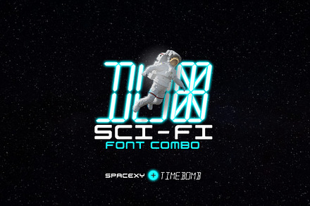 Sci-fi Font Collection, a Font by Knockout Prezo
