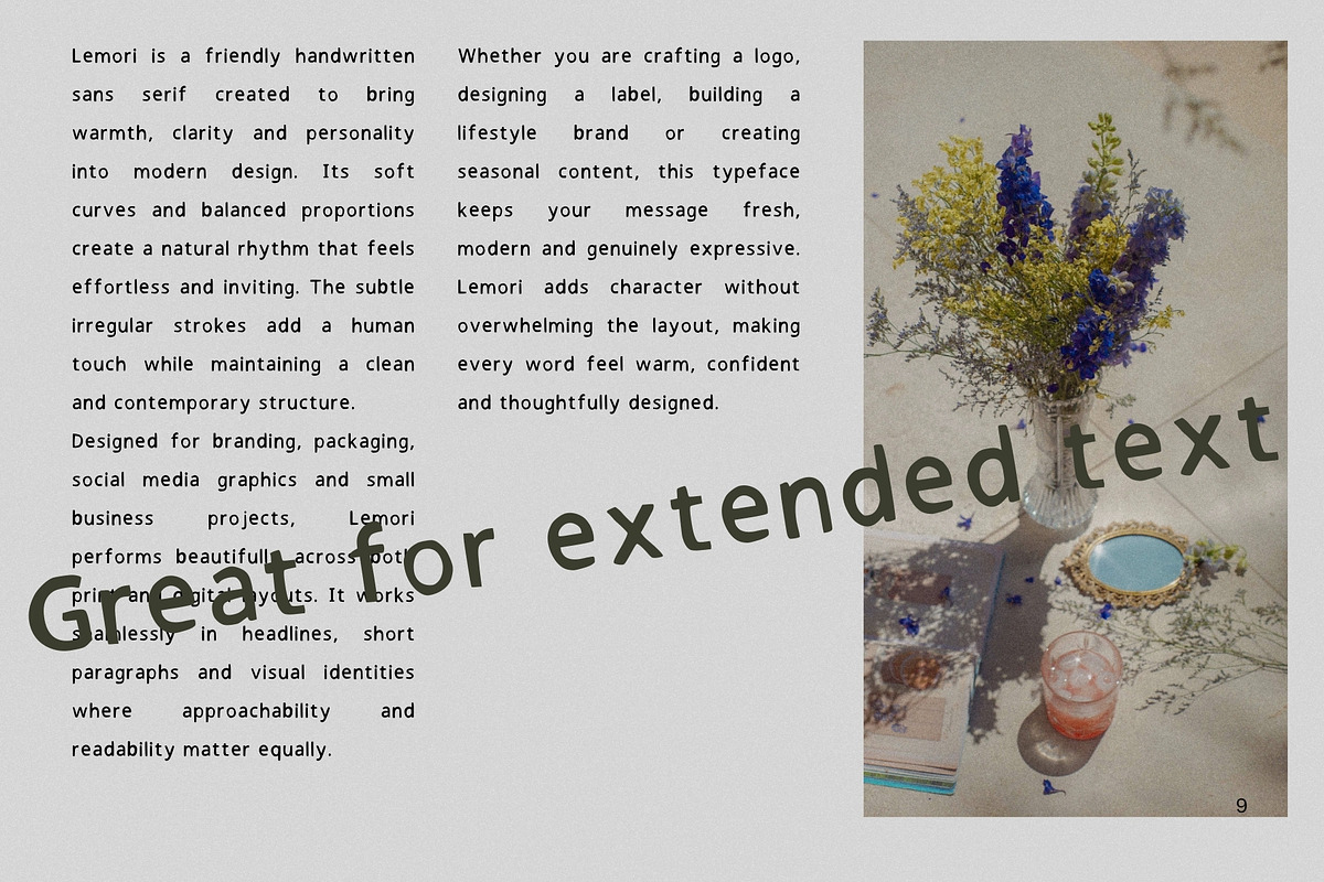 Lemori. Handwritten Font, a Handwritten Font by PaperJamLab (Photo 9 of 10)