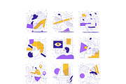 Polydrome - Dynamic illustration set, an Illustration by Growww (Thumbnail 5 of 5)