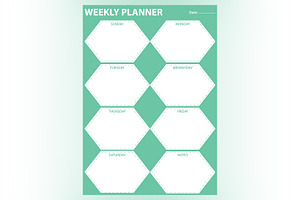 Weekly Planner Sheet Design-19