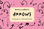 Doodle Elements & Scribble Lines, an Object Graphic by Create with Tabi (Thumbnail 3 of 7)