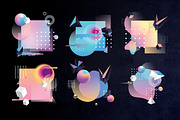 GENX- Gradient Compositions Toolkit, a Texture Graphic by Polar Vectors (Thumbnail 23 of 29)