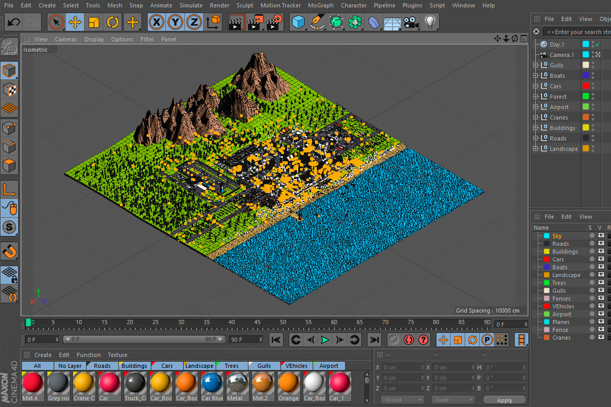 Low Poly Megapolis Premium Pack, an Architecture 3D Model by Anton Moek (Photo 10 of 14)