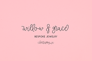 Honeybelle Calligraphy Script, a Script Font by Beck McCormick (Thumbnail 2 of 10)