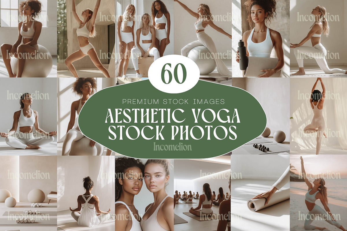 60 Aesthetic Yoga Stock Photos, a Sports & Recreation Photo by Incomelion (Photo 1 of 11)