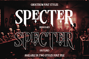 Ghostbum - Horror Font, a Blackletter Font by RagamKata (Thumbnail 9 of 12)
