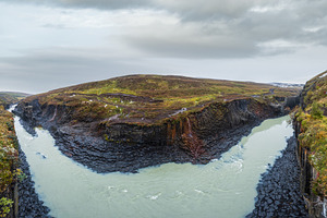 Stuðlagil canyon is a ravine in Jökuldalur, Eastern Iceland. F, a Nature Photo by YuriyB