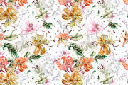 Hand Drawn watercolor flowers lily, an Object Graphic by Knopazyzy (Thumbnail 6 of 6)