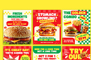 Modern Retro Fast Food- Template, a Social Media Template by Jiwstudio (Thumbnail 3 of 4)