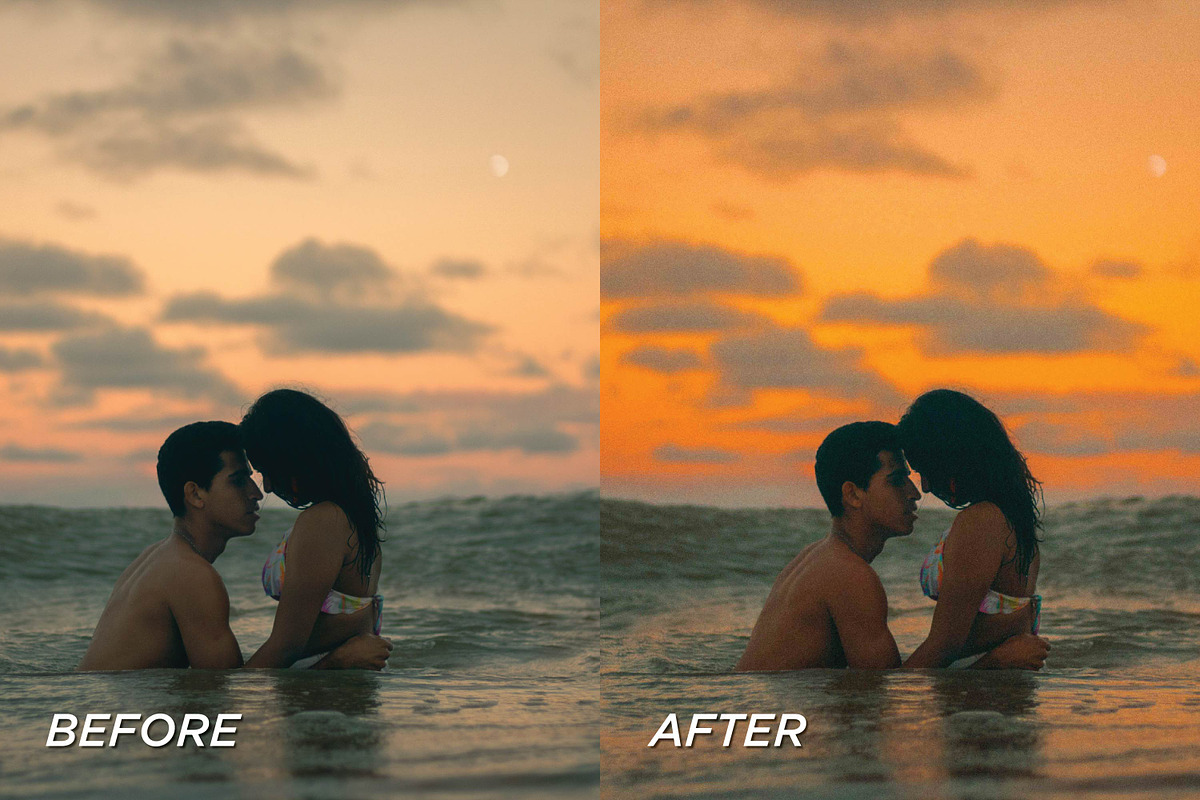 50+ Golden Hour Lightroom Bundle, a Preset Add-On by TheWayfarerShoppe (Photo 3 of 11)