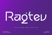 Ragtev-Stylish Sans Serif Logo Font, a Sans Serif Font by Sealoung (Thumbnail 1 of 10)