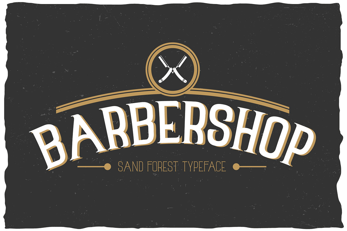 Sand Forest - Retro Display Font, a Sans Serif Font by AuthenType (Photo 3 of 15)