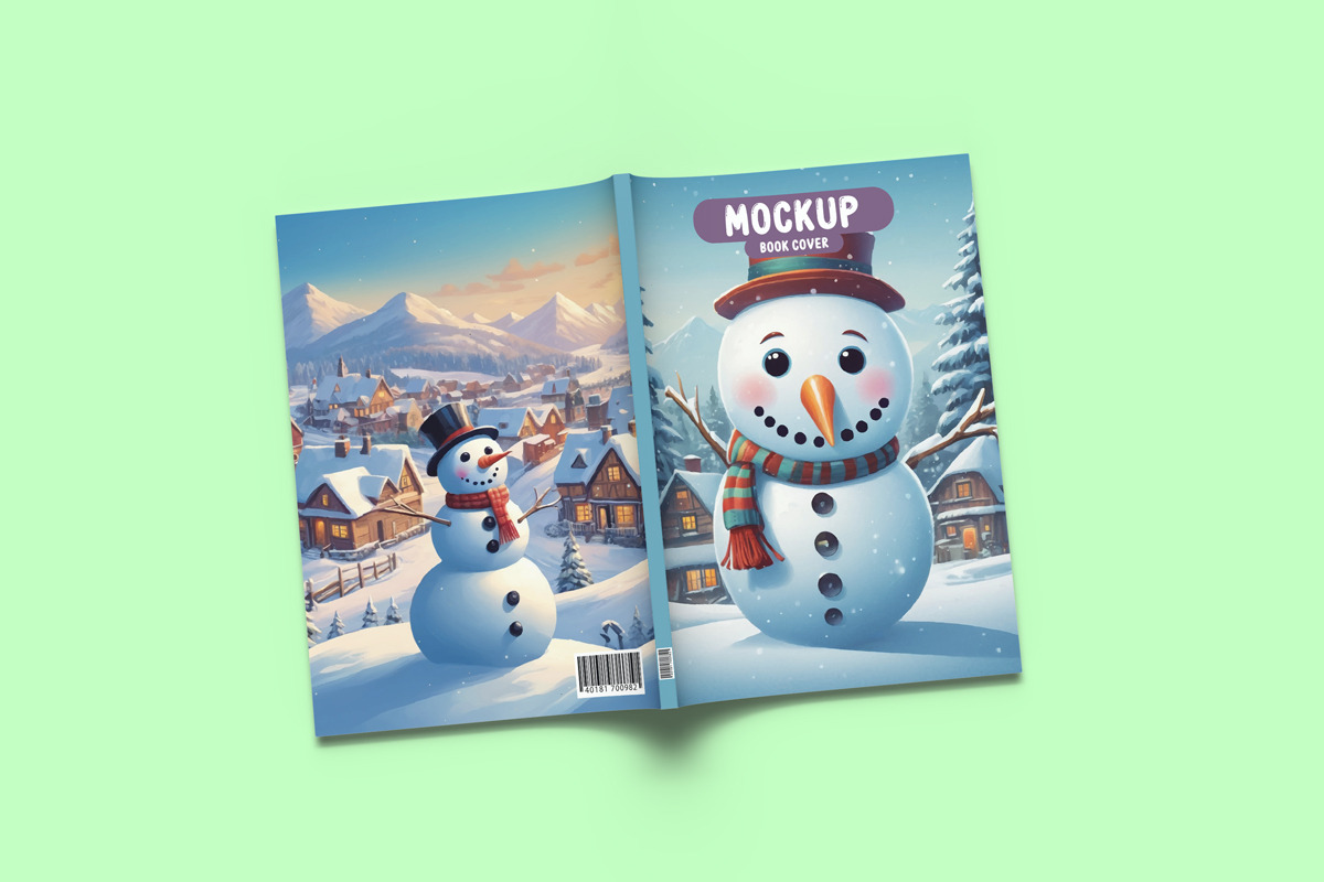 7 x 10 Inch Book Cover Mockup, a Books & Magazine Mockup by Rami's Mockups (Photo 7 of 9)