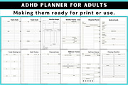 ADHD Planner for Adults, a Stationery Template by Designmela01 (Thumbnail 4 of 8)