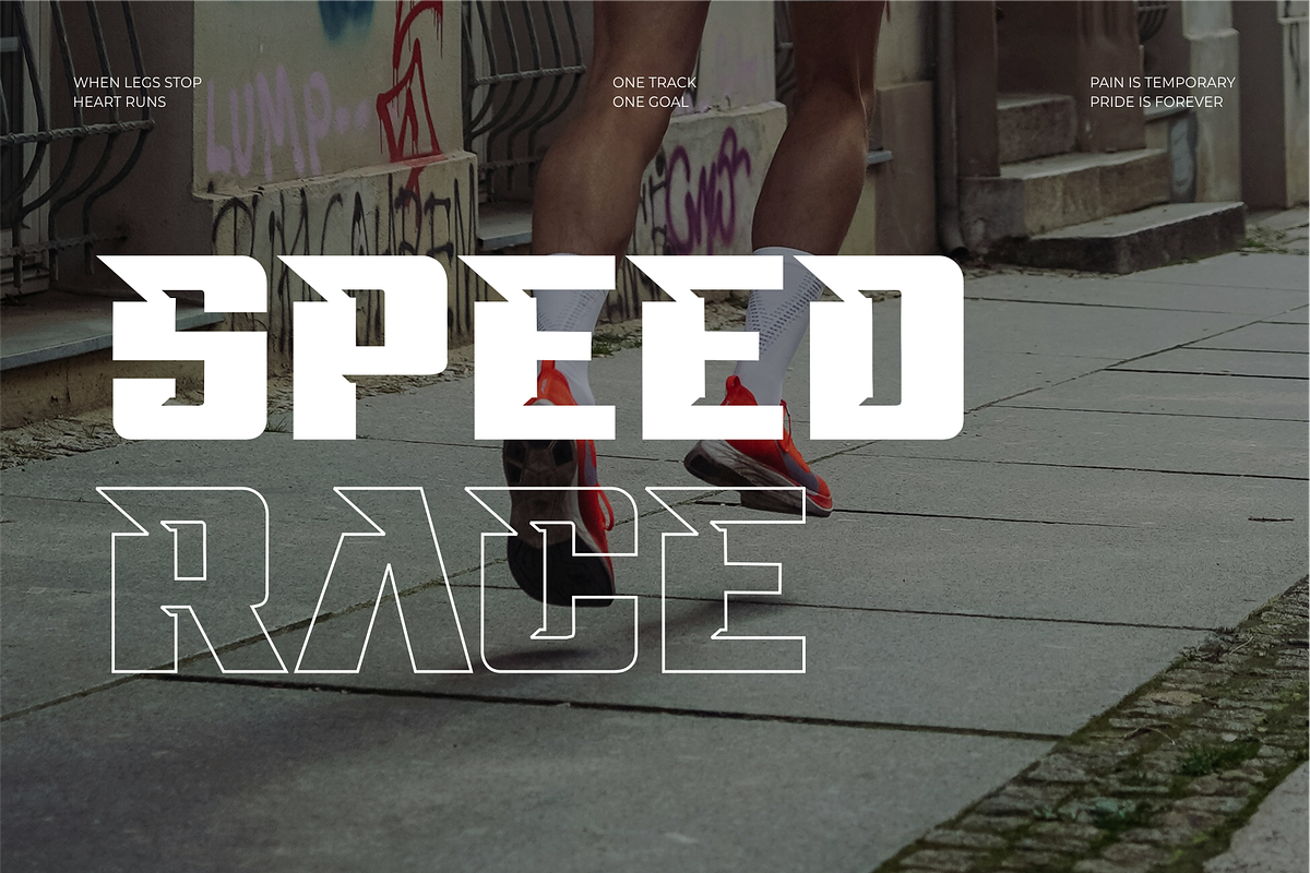 Brice - Sports Font, a Font by Vroz Studio (Photo 2 of 8)