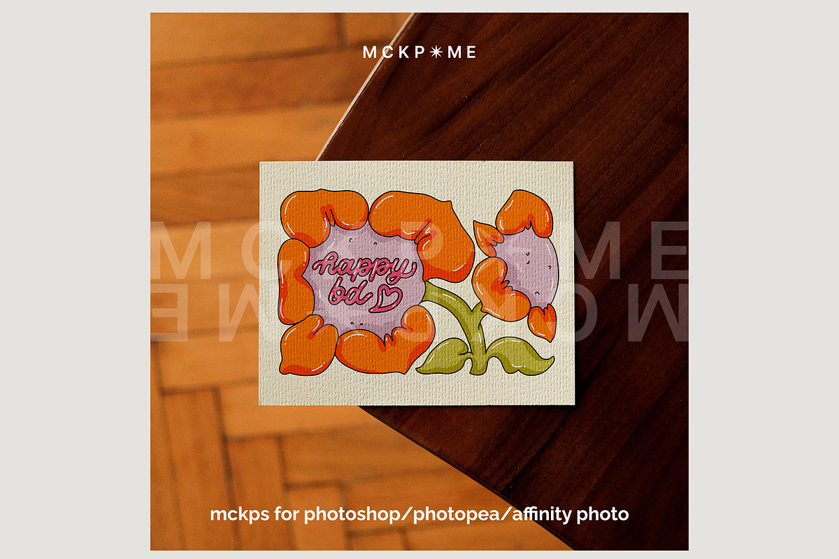 House Series vol.01: card mockup set, a Merchandise Mockup by MCKP*ME (Photo 6 of 17)