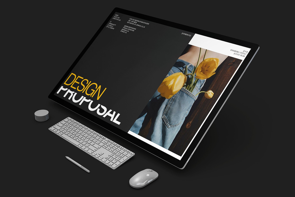 Brand Proposal Presentation Template, a Presentation Template by CreativexGenius (Photo 9 of 9)