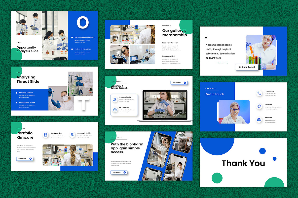 Klinicare - Laboratory Presentation, a Presentation Template by HacaStudio (Photo 3 of 3)