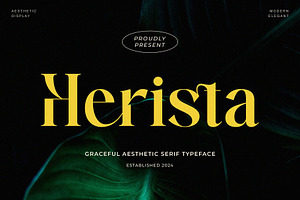 Herista - Aesthetic Serif Font