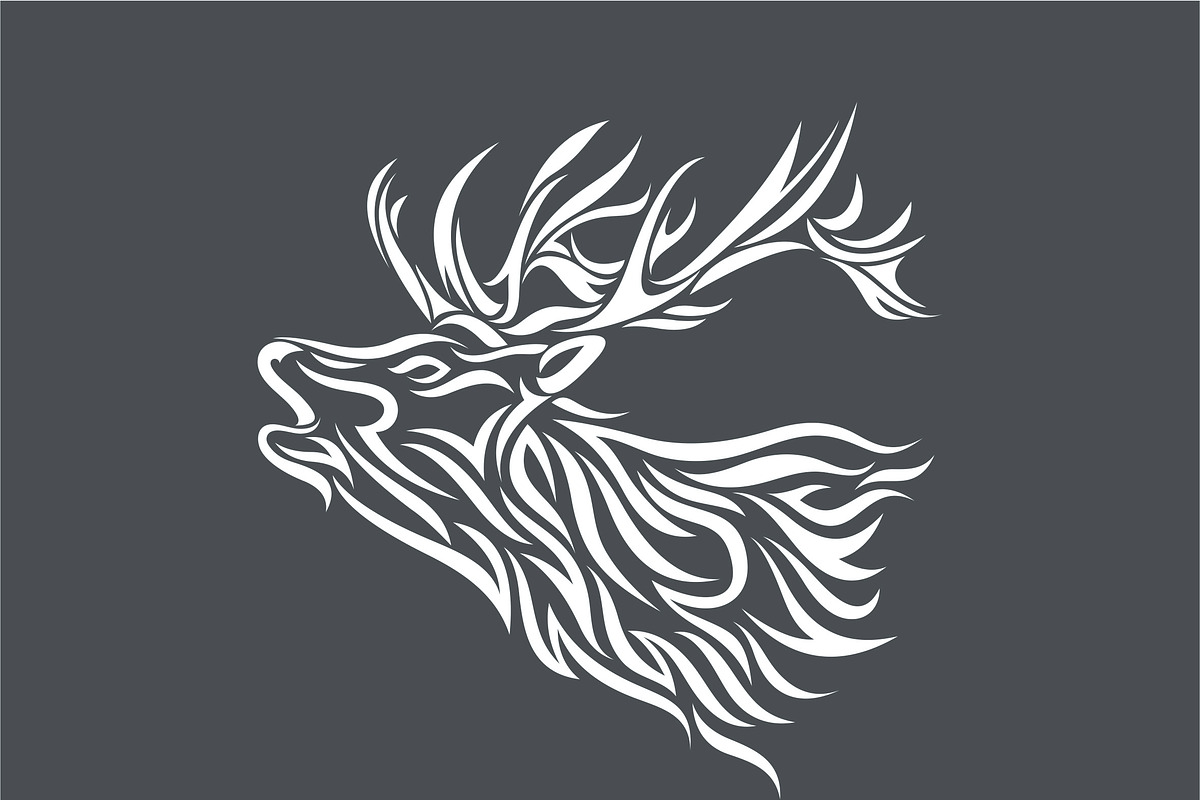 5 Wild Animal Tattoo, an Animal Illustration by weervector (Photo 3 of 4)