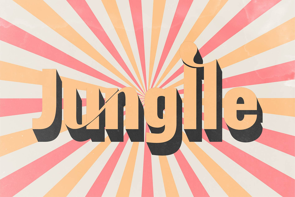 Junglle, a Sans Serif Font by StudioRz (Photo 4 of 6)