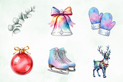 Christmas Timeless Winter Clipart, an Illustration by Creative Art (Thumbnail 5 of 9)