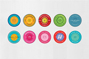 70% OFF - Badges & Insignia Bundle, an Object Graphic by WellMadePixel (Thumbnail 6 of 9)