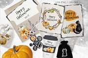 Autumn Halloween clipart, an Illustration by RushkinaAntonina (Thumbnail 2 of 6)