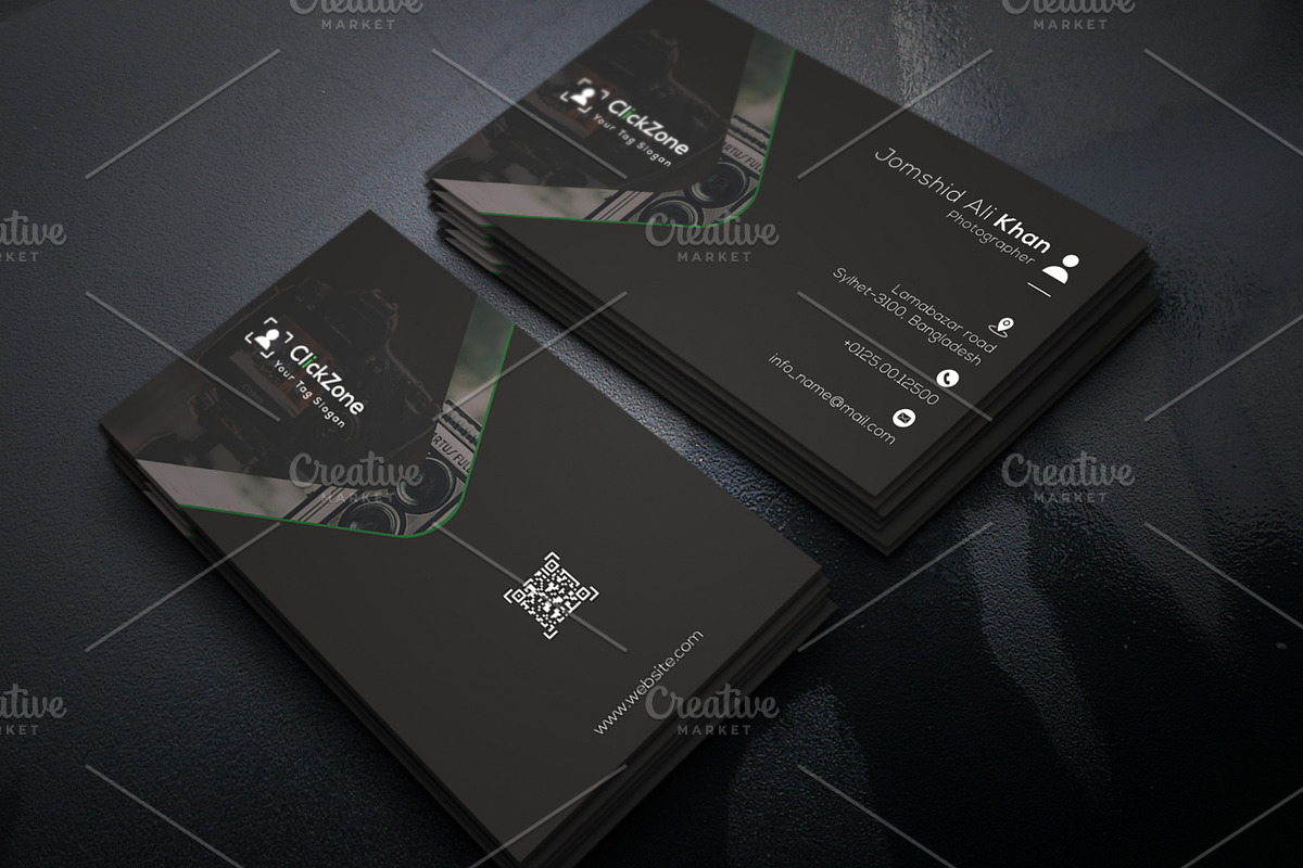 Photography Business Card, a Business Card Template by Helal Shop (Photo 2 of 2)