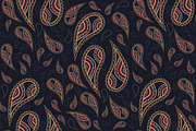 Indian Paisley Floral Pattern, a Pattern Graphic by PPEthnicDecorPattern (Thumbnail 1 of 6)