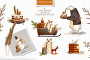 Forest Animals Celebration, an Animal Illustration by TL Design (Thumbnail 2 of 8)