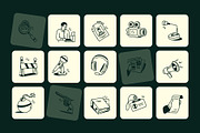 Animated Court Drawing Art Set, an Outline Icon by Vectors Market (Thumbnail 3 of 4)