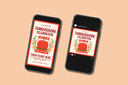 Thanksgiving Flyer Set, a Flyer Template by Patria Ari (P4tcreativa) (Thumbnail 3 of 4)