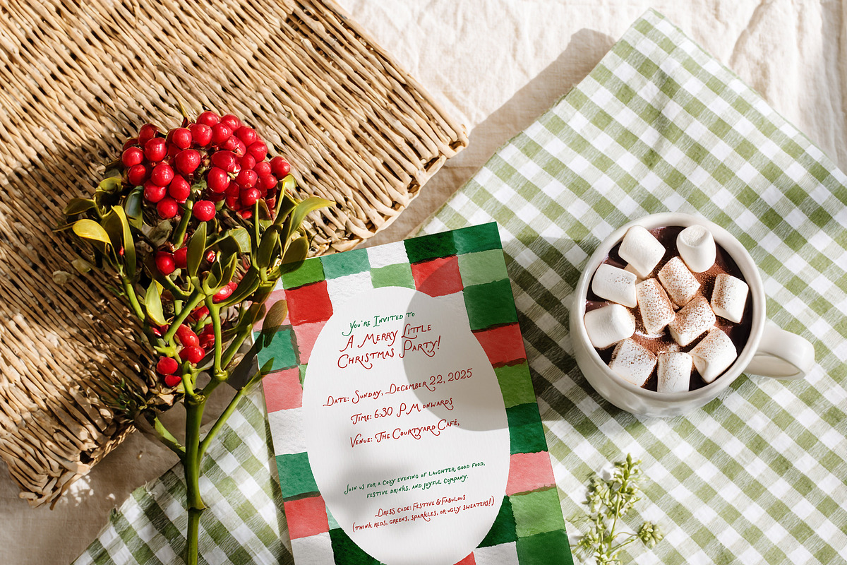 Patterned Christmas backgrounds, a Background Graphic by Essentially Nomadic (Photo 3 of 10)