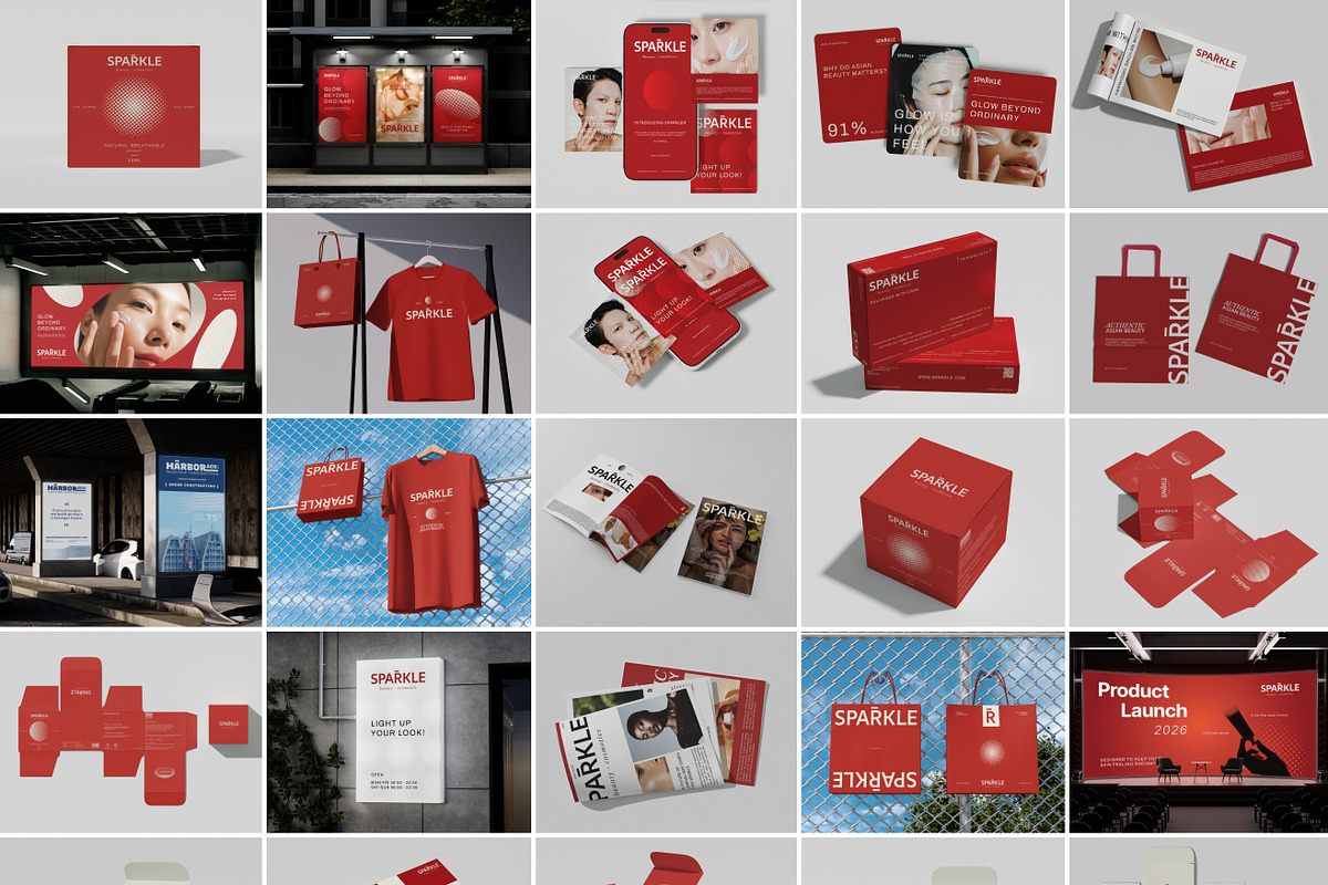 Cosmetic Boxes & Promotion Mockups, an Advertising Mockup by Vitora Mockup (Photo 3 of 12)
