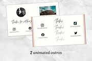 Feminine Youtube Branding Kit, a Social Media Template by PittaFinePrint (Thumbnail 7 of 9)
