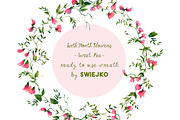 Sweet Pea clipart, birthmonth flower, a Decorative Illustration by swiejko (Thumbnail 3 of 5)