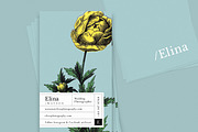 Elina business card, a Business Card Template by 1948 Creative Co. (Thumbnail 2 of 4)
