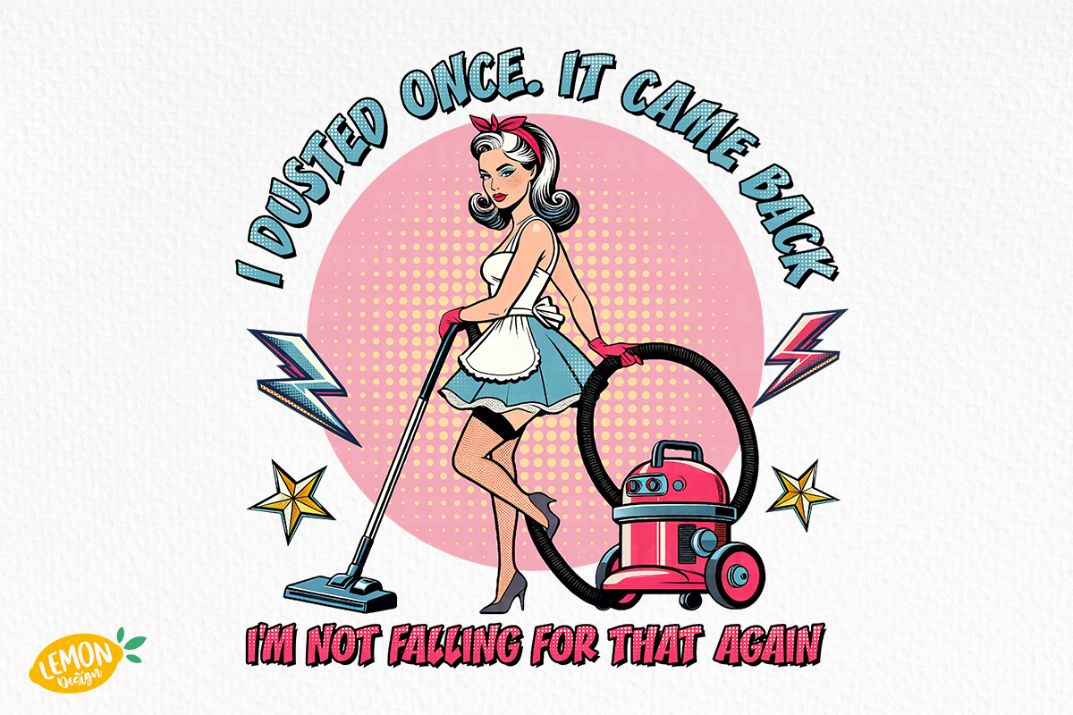 Retro Sarcastic Girl Sublimation, a Person Illustration by LemonDesign (Photo 3 of 11)