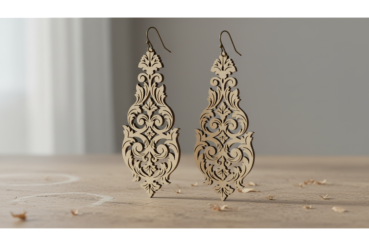 Flower Cut Earrings Pack, a Graphic by musafir_fashion (Photo 11 of 11)