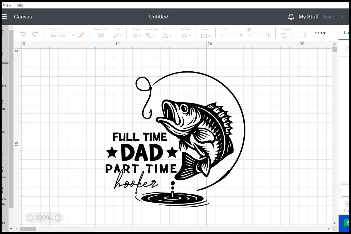 Full Time Dad Part Time Hooker SVG, an Object Graphic by BeeCraftR (Photo 3 of 5)