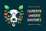 Shader Brushes for Illustrator, a Brush Add-On by pixelbuddha.net (Thumbnail 1 of 11)