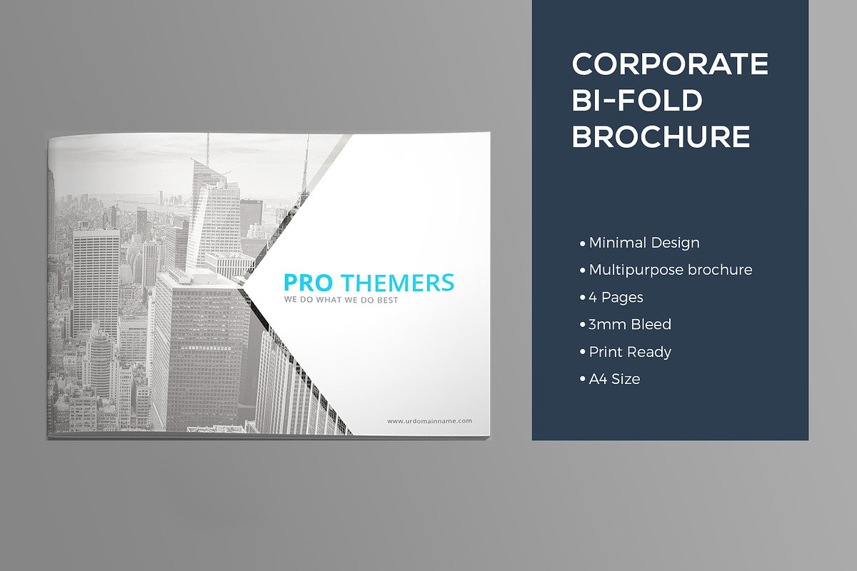 4 Pages Landscape Brochure, a Brochure Template by Divergent Studio (Photo 1 of 3)
