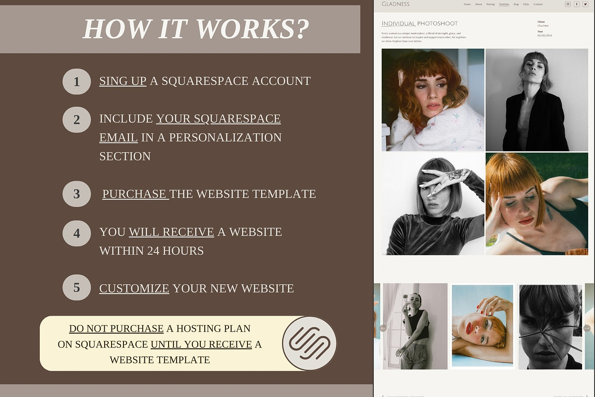 SquareSpace Website Template Photo, a Squarespace Template by Almadrava (Photo 5 of 10)