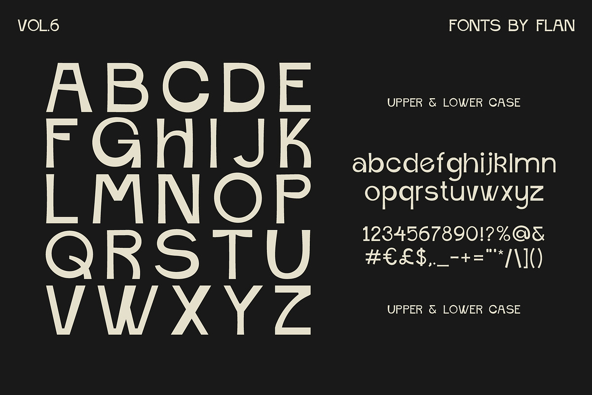 Kombucha | Mid-Century Display Font, a Sans Serif Font by Courtney Flannagan Design (Photo 2 of 6)