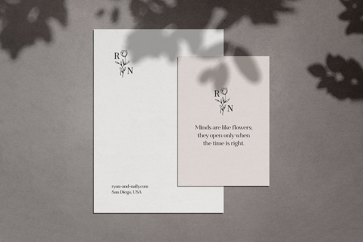 Verdura Stationery Shadow Mockups, a Mockup by pixelbuddha.net (Photo 4 of 12)