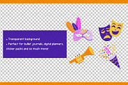 Mardi Gras Graphic Set, a Pattern Graphic by Drafts n Doodles (Thumbnail 3 of 6)