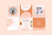 Feminine Boho Instagram Templates, a Social Media Template by Forth and Wild (Thumbnail 5 of 9)